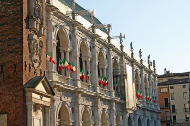 Mimar Palladio'nın Bazilikası piazza dei signori, vicenza, İtalya