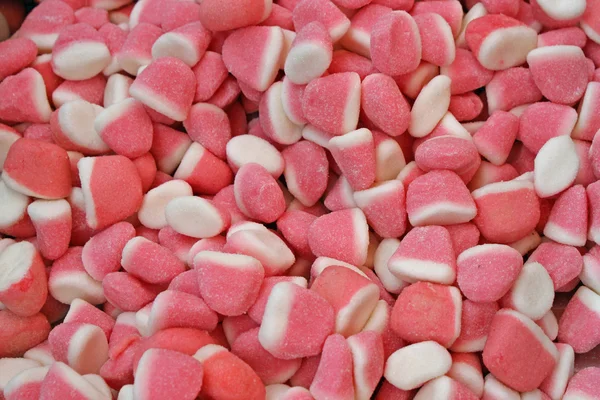 Farbige Gummibonbons gutes Essen für alle Kinder zum Verkauf auf dem Markt — Stockfoto