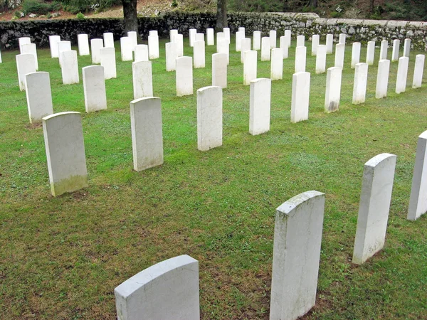 Headstones in the cemetery — Stock Photo, Image