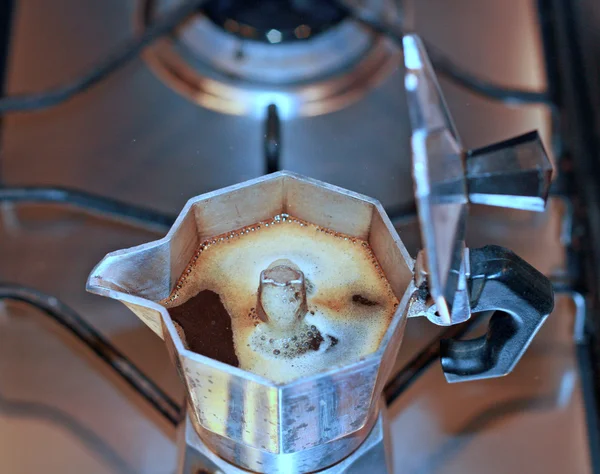 Mocka för beredning av ett gott kaffe hemma — Stockfoto