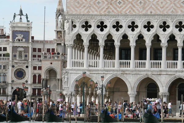 Venice with the sea and palace of Doge — Stock Photo, Image