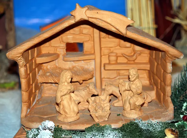 Σκηνή nativity presepio s029 — Φωτογραφία Αρχείου