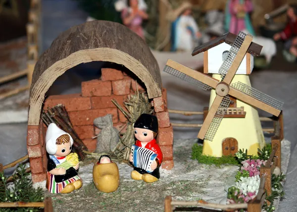 Nativity scene Presepio S025 — Stock Photo, Image