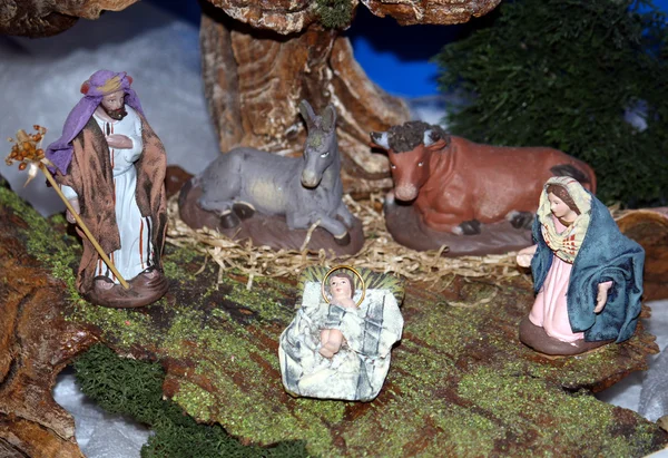 Scène de la Nativité Presepio S005 — Photo