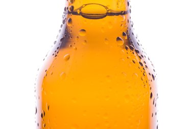 Macro of a fresh beer clipart