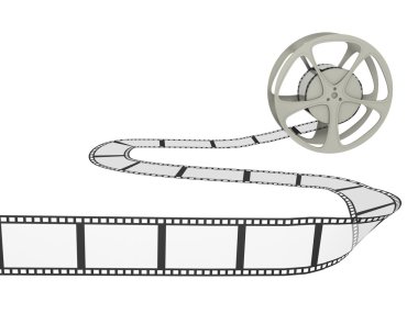 Film Reel with Strip clipart