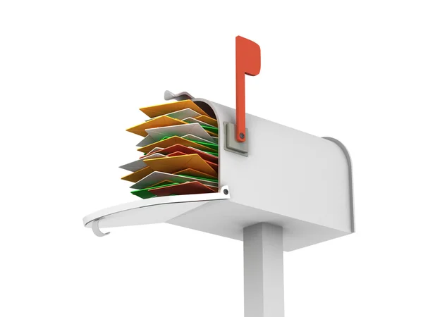 Volle mailbox 2 — Stockfoto