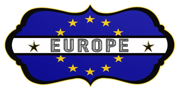 Escudo europeo — Foto de Stock