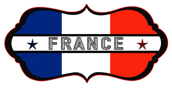Frankrijk schild — Stockfoto