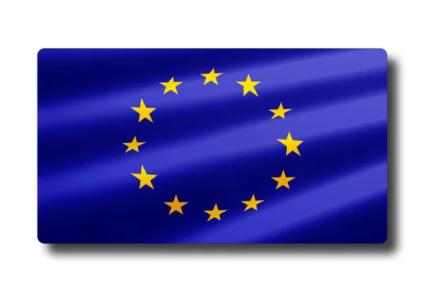 欧洲人民联盟的旗帜 — 图库照片