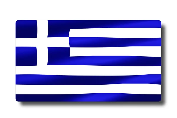 Drapelul Greciei — Fotografie, imagine de stoc