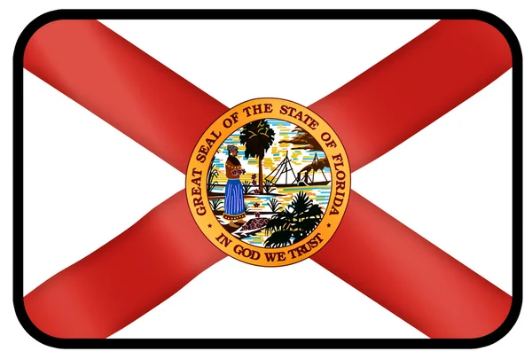 Vlajka florida — Stock fotografie