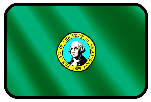 Flagge von Washington — Stockfoto