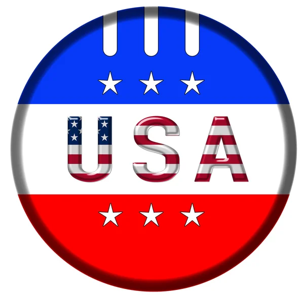 Odznaka Ameryki — Zdjęcie stockowe