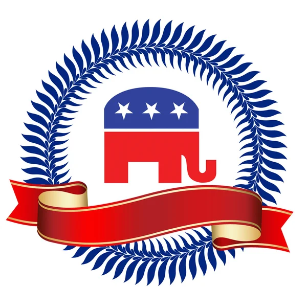 Logo Partii Republikańskiej — Zdjęcie stockowe