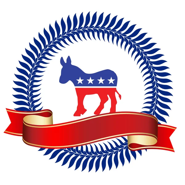 Demokrats λογότυπο — Φωτογραφία Αρχείου