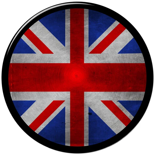 英国金属按钮 — 图库照片