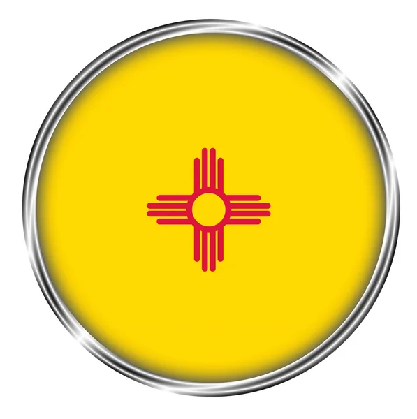 Odznaka przycisk Nowy Meksyk — Zdjęcie stockowe