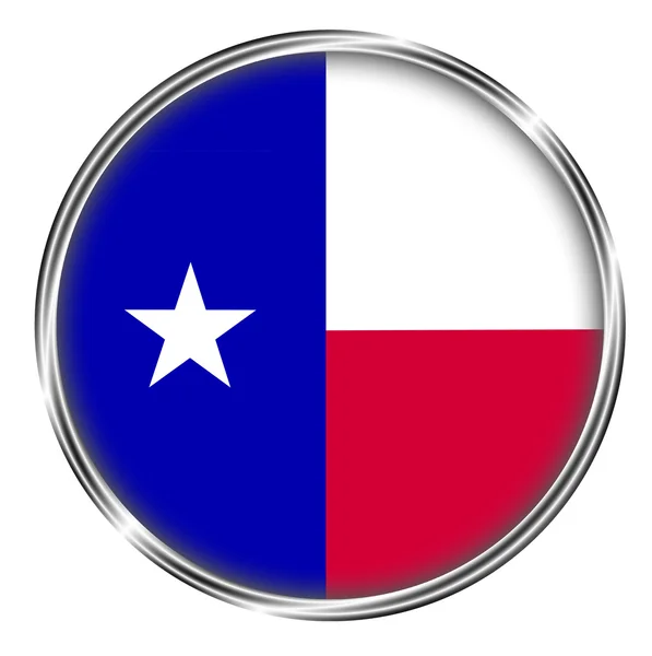 Insígnia de botão do Texas — Fotografia de Stock