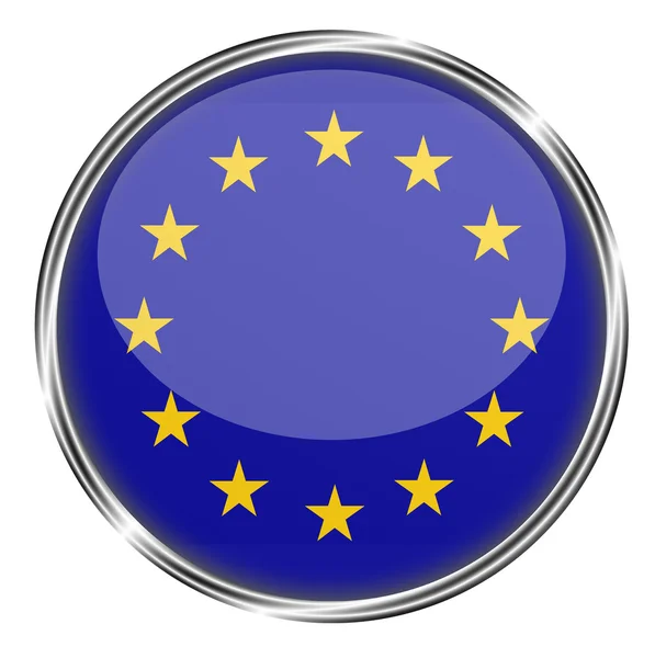 欧盟的旗帜 — 图库照片