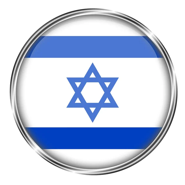 Insignia de botón de israel —  Fotos de Stock