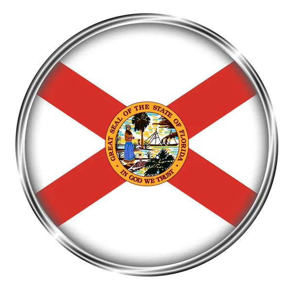 Odznaka przycisk na Florydzie — Zdjęcie stockowe