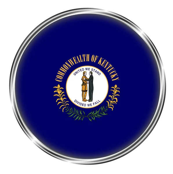 Κουμπί badge του Κεντάκι — Φωτογραφία Αρχείου