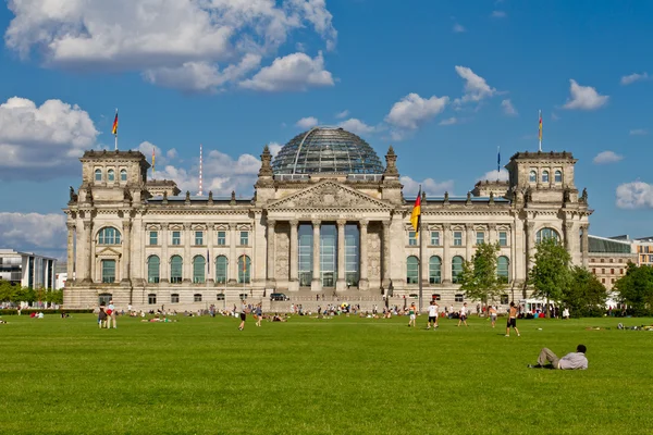 Reichstag alemão em Berlim — Fotografia de Stock