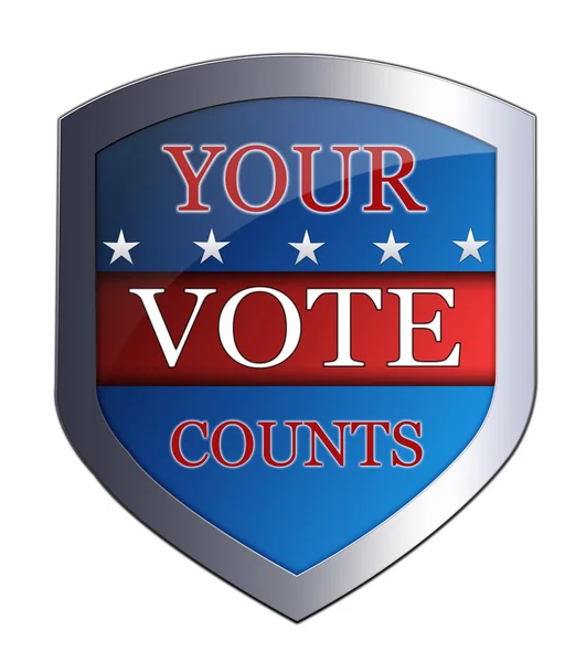 stock image Your vote counts