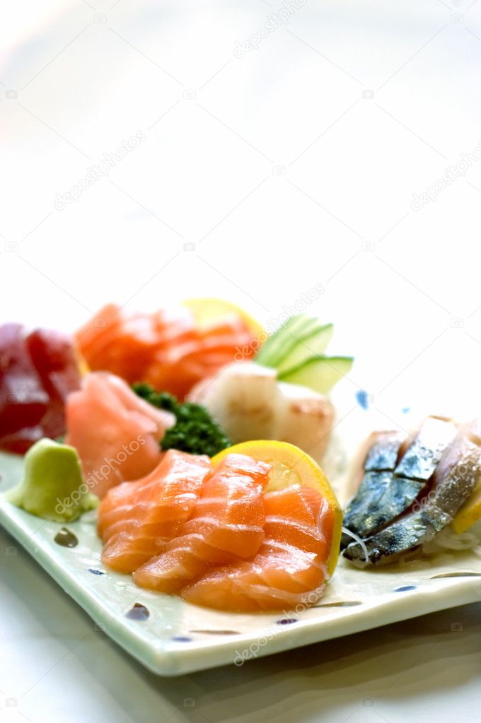 Japanese Food, Plate of Sashimi, PS-43292