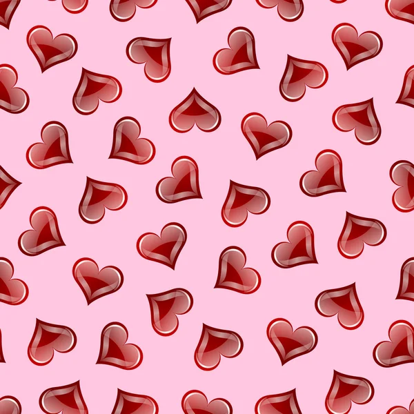 Valentine's day seamless pattern — Stock Vector