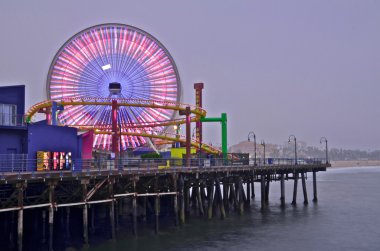 Fairy's Wheel in Santa Monica Pier clipart