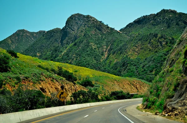 California - droga Zielona — Zdjęcie stockowe