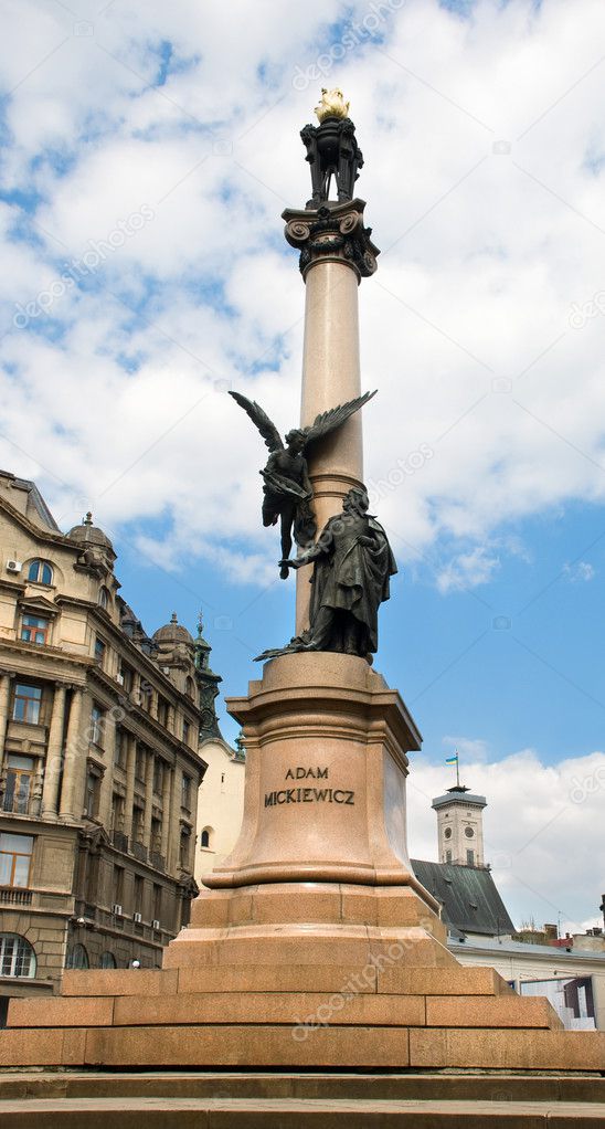 Mickiewicz monument in Lviv
