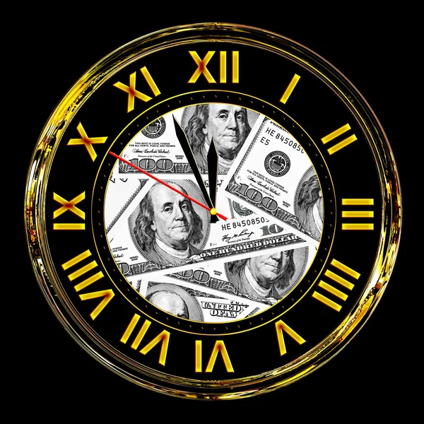 Концепция времени и денег — стоковое фото