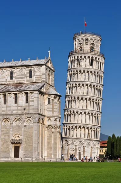 Krzywej Wieży w Pizie, Toskania, Włochy — Zdjęcie stockowe