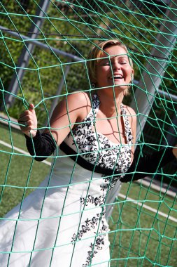 Bride in the net