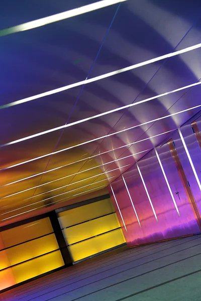 Färgade korridor — Stockfoto