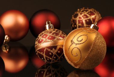 Christmas spheres clipart