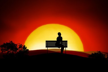 Loneliness clipart