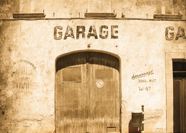 Garagem velha — Fotografia de Stock