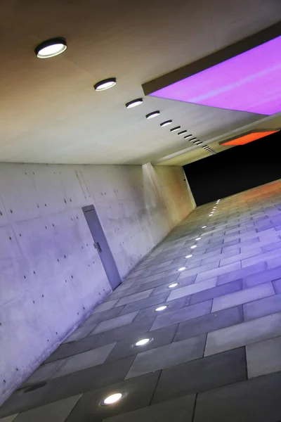 Färgade korridor — Stockfoto