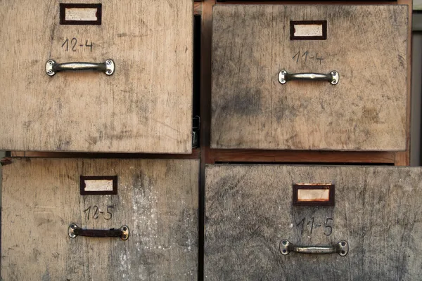 Old filing cabinet — Stock Photo, Image