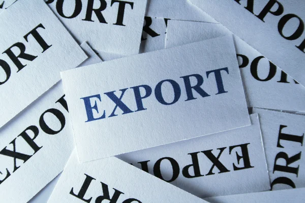 Exportación — Foto de Stock