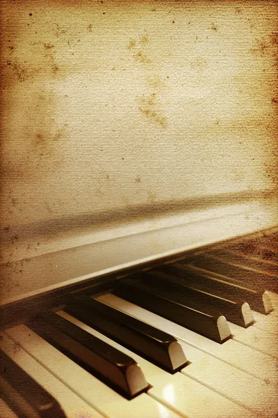Papel para piano viejo —  Fotos de Stock
