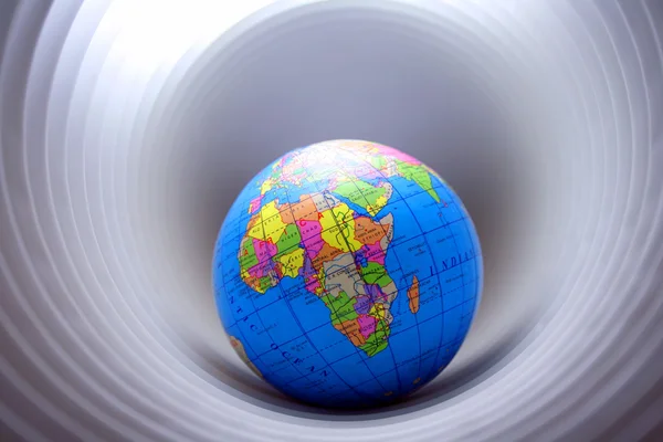 World in a tube — Stock Photo, Image