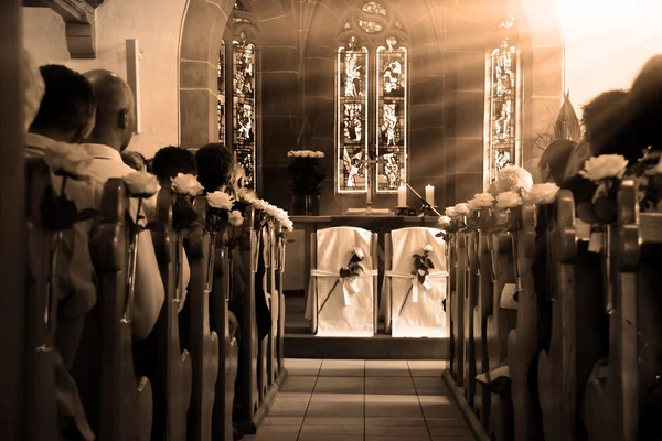 結婚式の教会 — ストック写真