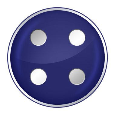 ronde knop met symbool
