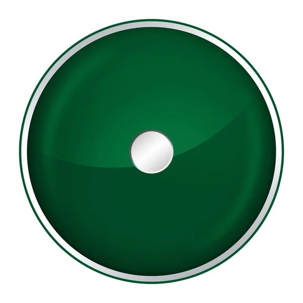 Кругла кнопка зі символ — стокове фото