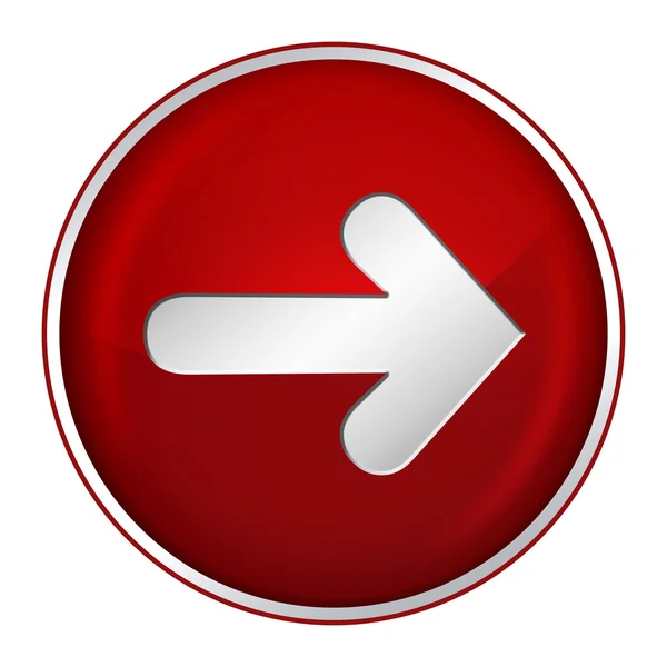 Botón redondo con símbolo — Foto de Stock